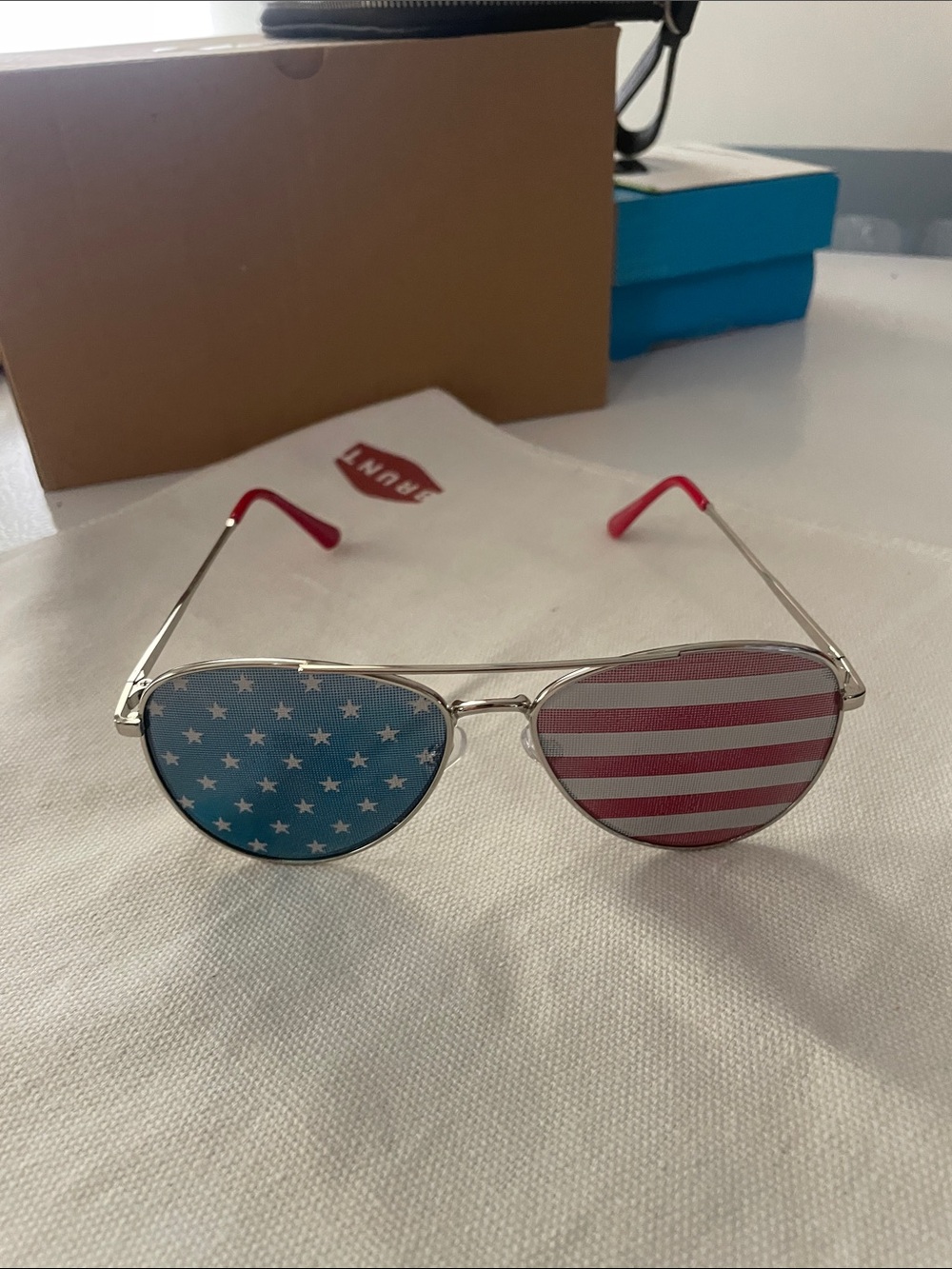 Patriotic Sunglasses - American Flag Lenses